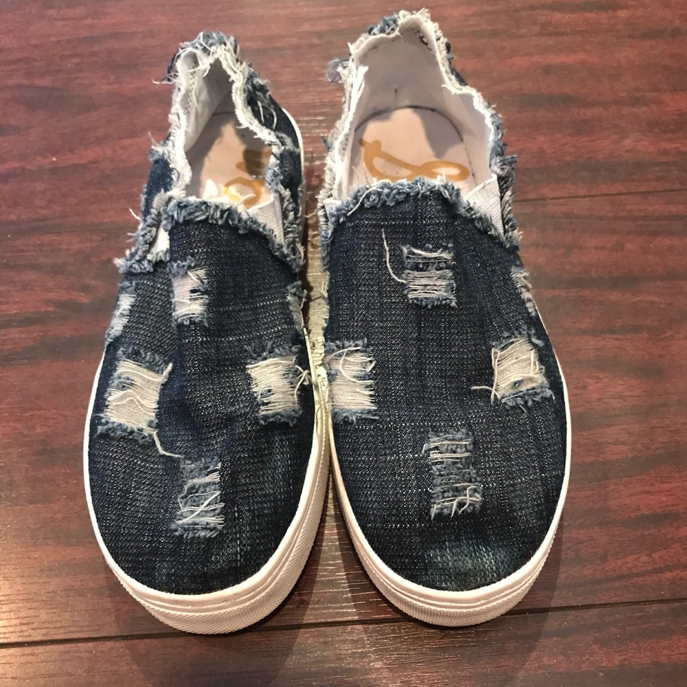 Sam Edelman Denim Slip-on Sneakers
